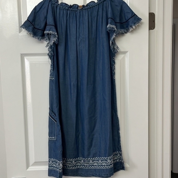 Banjara Boho Denim Dress NWT! - Picture 3 of 11